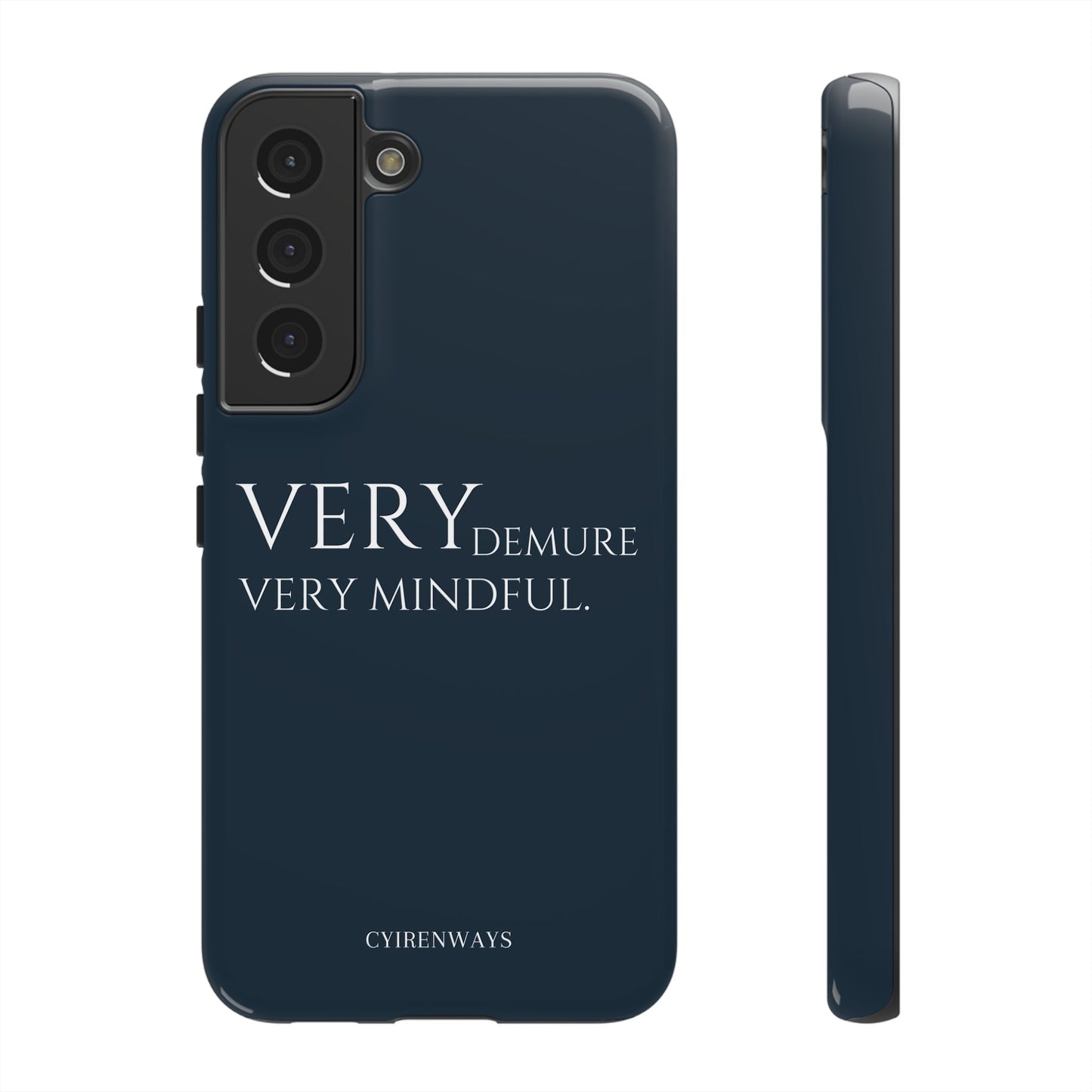 Very Demure, Very Mindful-Navy Blue (Armoured)