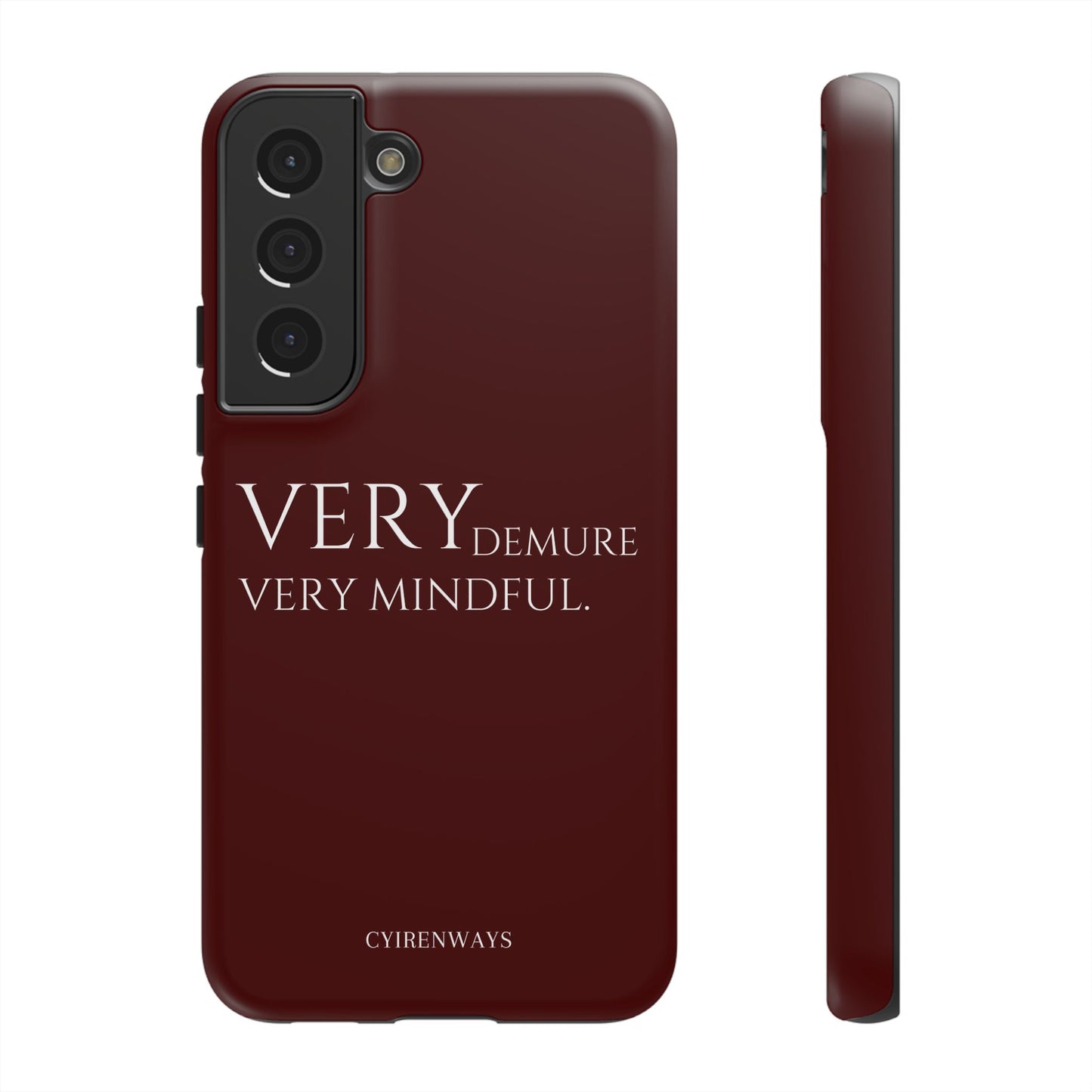 Very Demure, Very Mindful-Rich Crimson (Armoured)