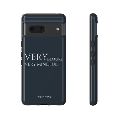 Very Demure, Very Mindful-Navy Blue (Armoured)