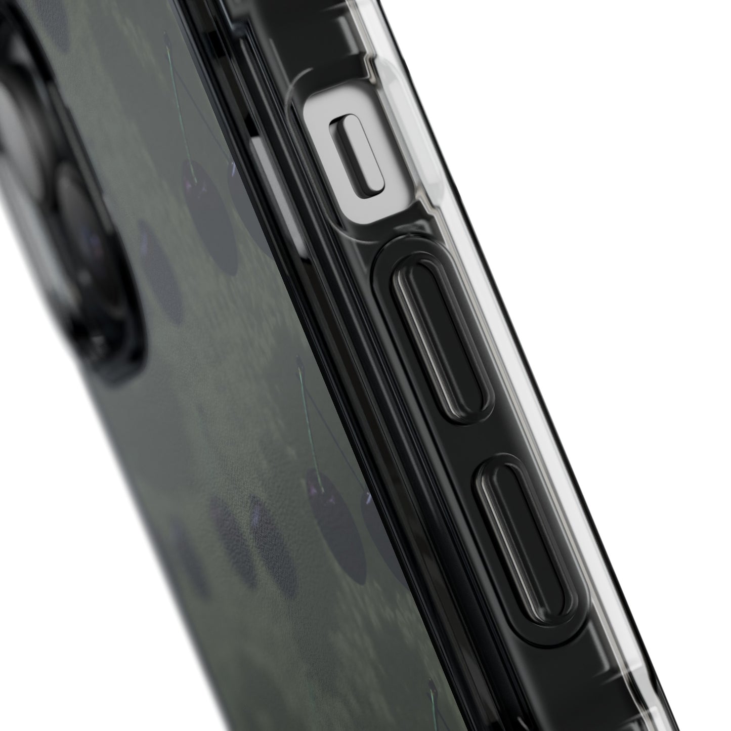 Black Cherri Cheetah (Impact-Clear Magsafe/Magnetic)