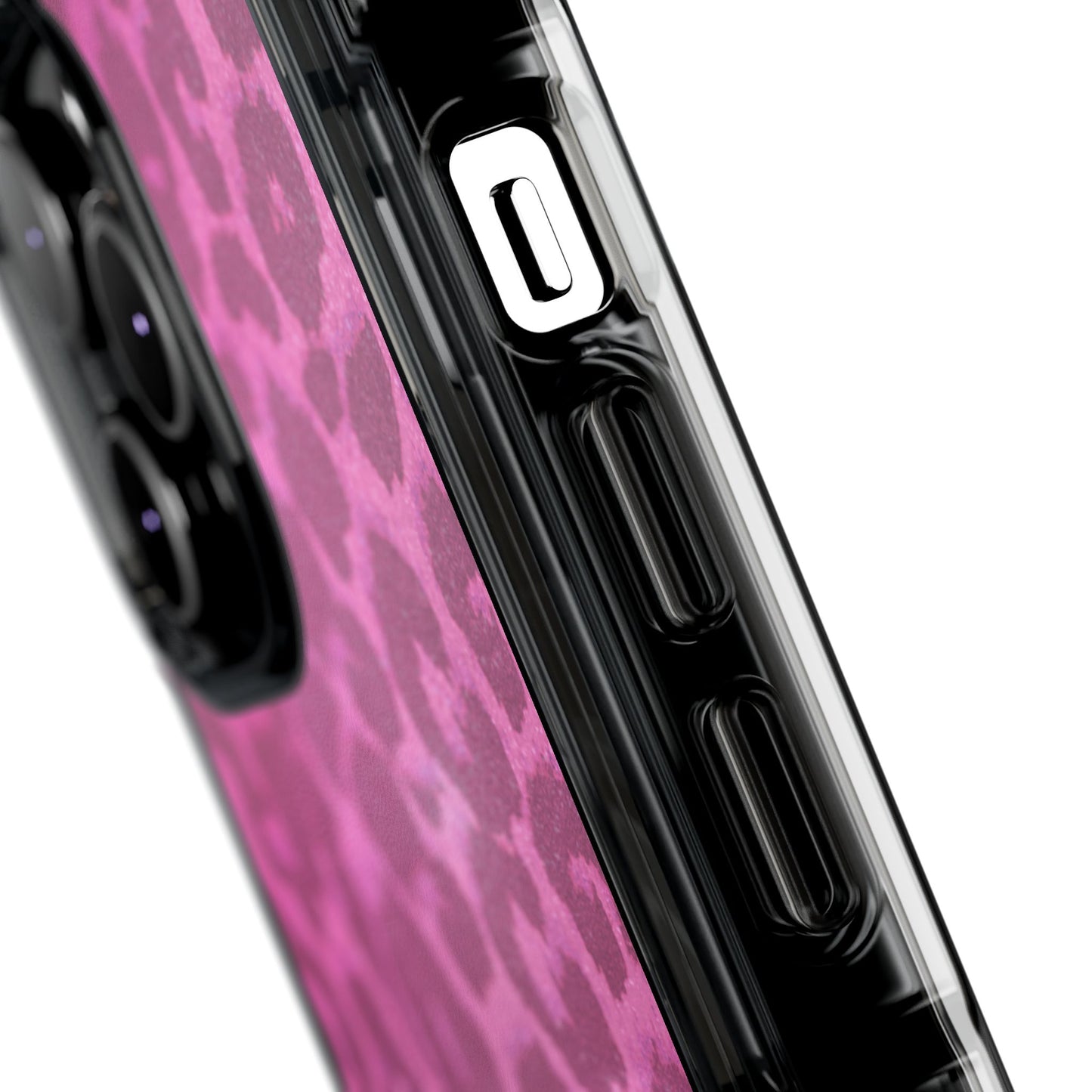 Pink Leopard (Impact-Clear Magsafe-compatible/Magnetic)