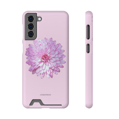 Pink Callistephus (Magsafe-compatible Card Holder)