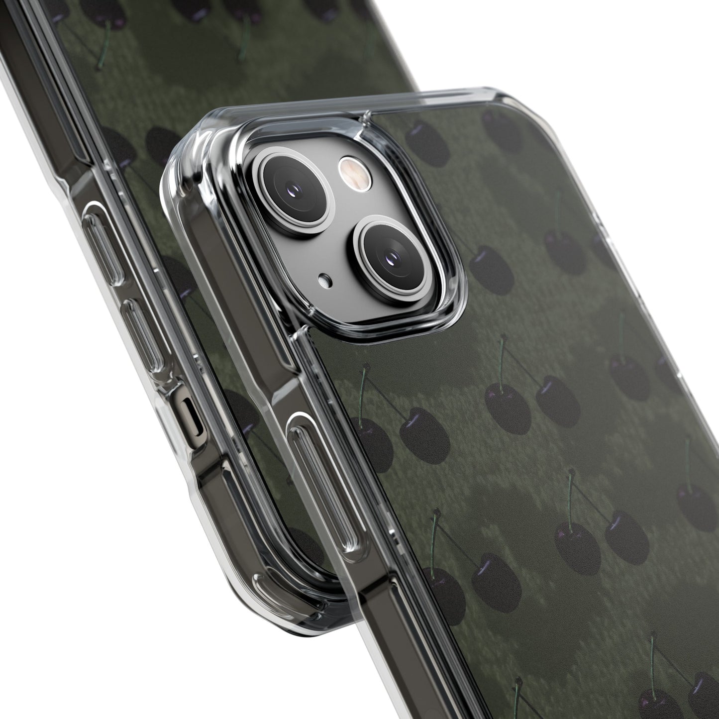 Black Cherri Cheetah (Impact-Clear Magsafe/Magnetic)