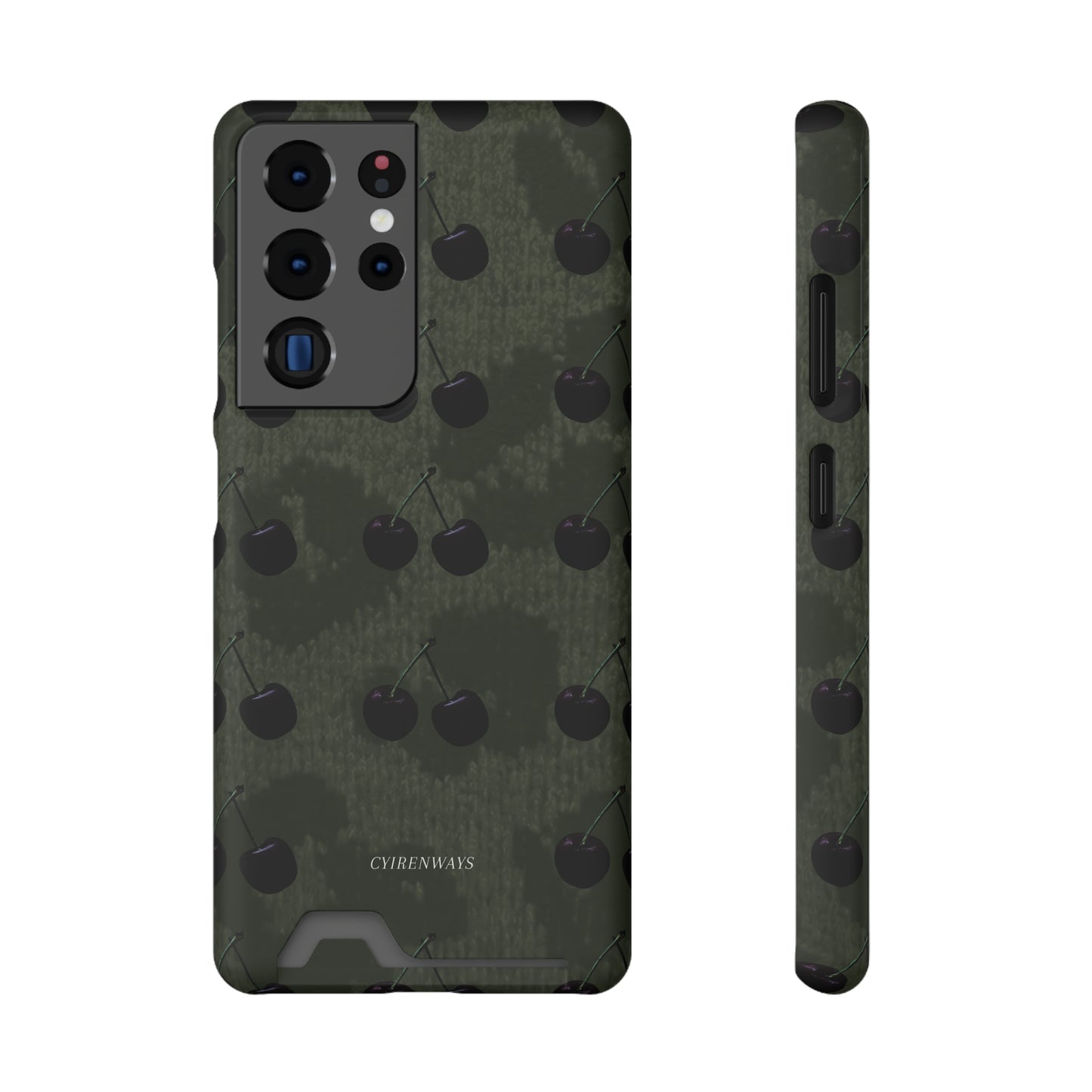 Black Cherri Cheetah (Magsafe Card Holder)