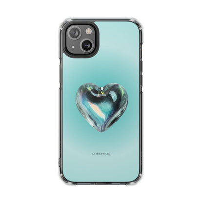 Aqua Heart (Impact: Clear Magsafe/Magnetic)