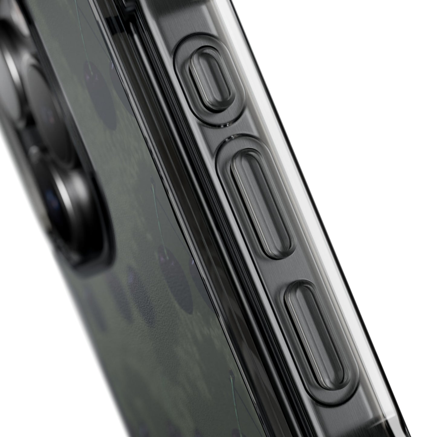 Black Cherri Cheetah (Impact-Clear Magsafe/Magnetic)