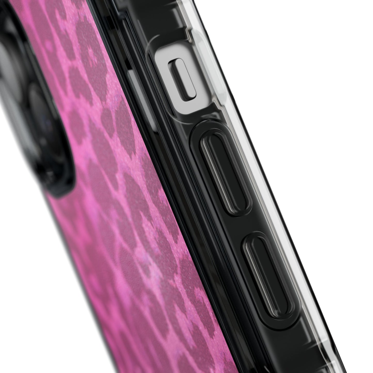 Pink Leopard (Impact-Clear Magsafe-compatible/Magnetic)