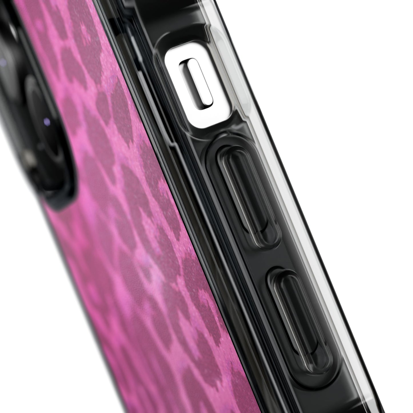 Pink Leopard (Impact-Clear Magsafe-compatible/Magnetic)