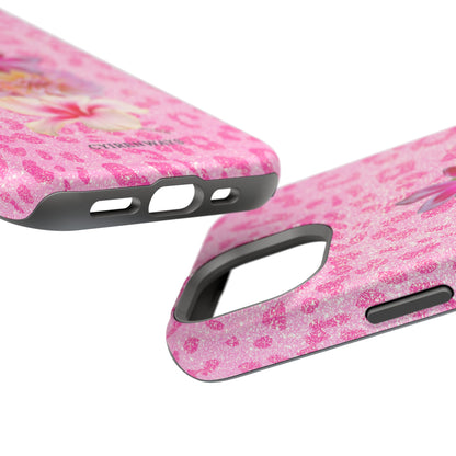 Floral Pink Leopard (Armoured Magsafe)