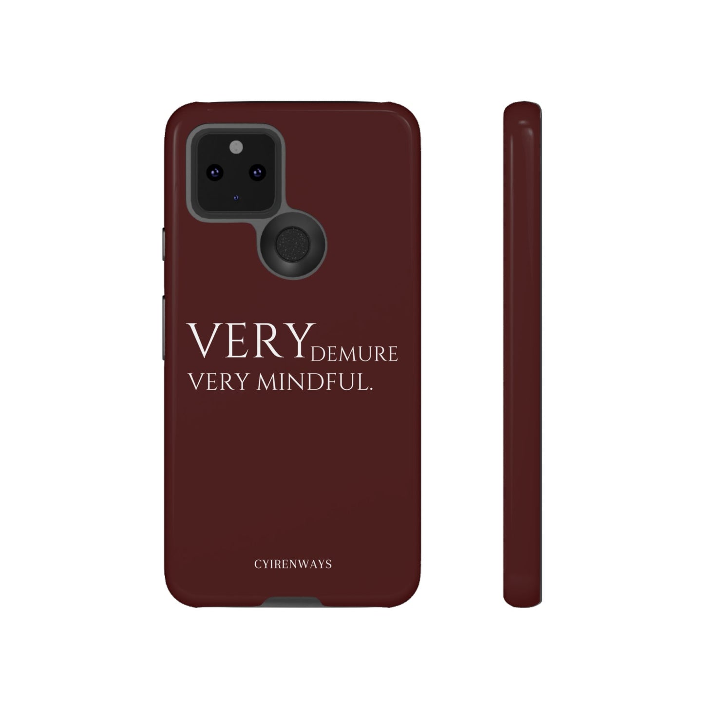 Very Demure, Very Mindful-Rich Crimson (Armoured)