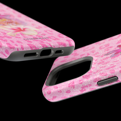 Floral Pink Leopard (Armoured Magsafe)