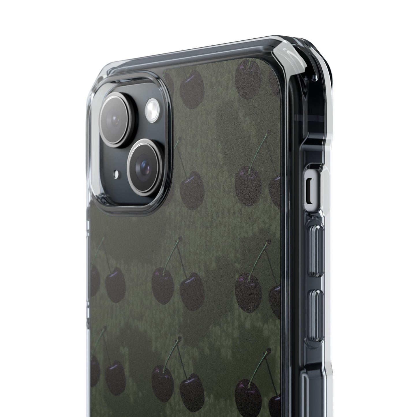 Black Cherri Cheetah (Impact-Clear Magsafe/Magnetic)