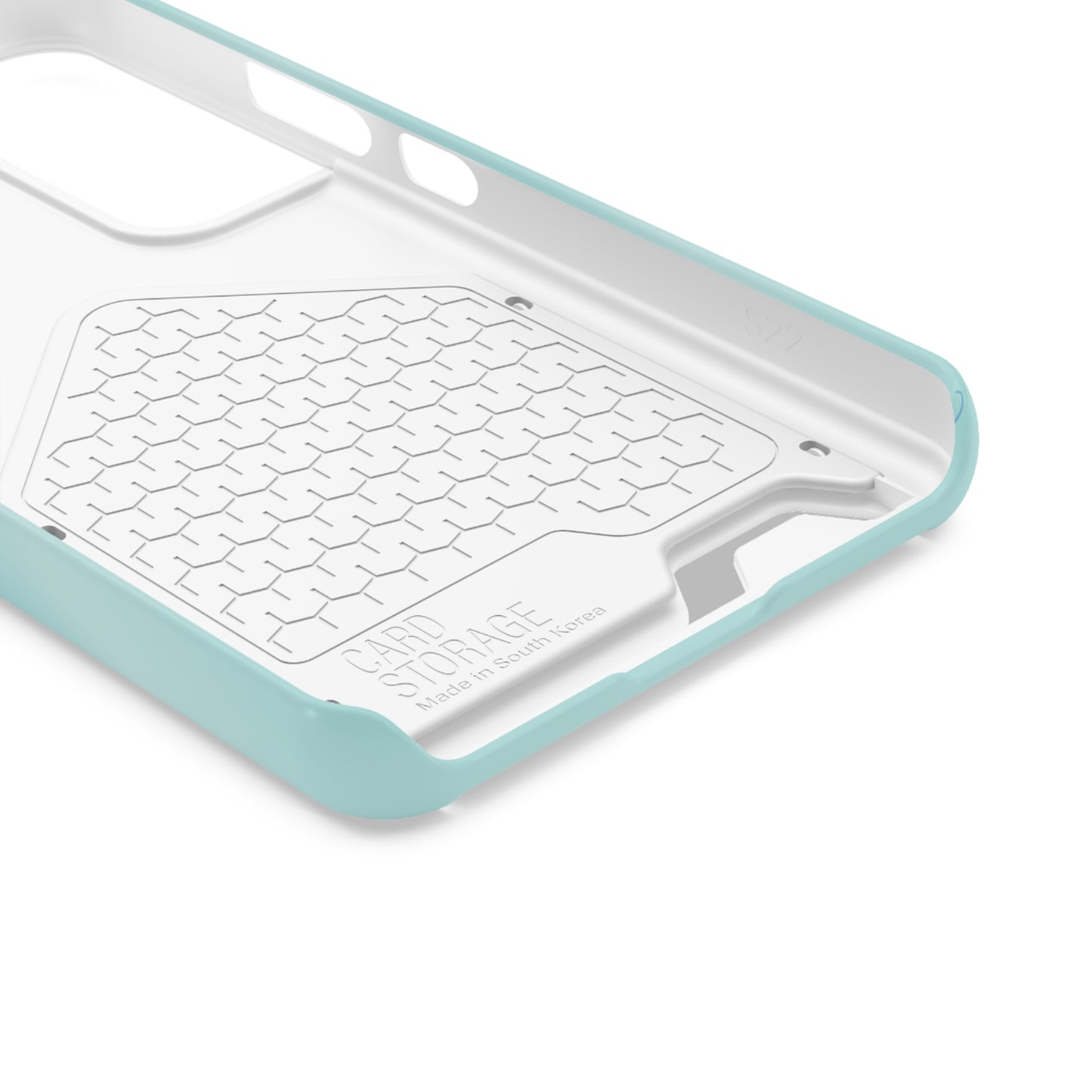 Aqua Heart (Magsafe-compatible Card Holder)