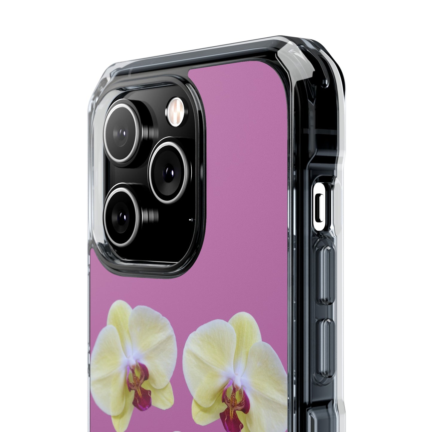 Hot orchids (Impact: Clear Magsafe-compatible/ Magnetic)