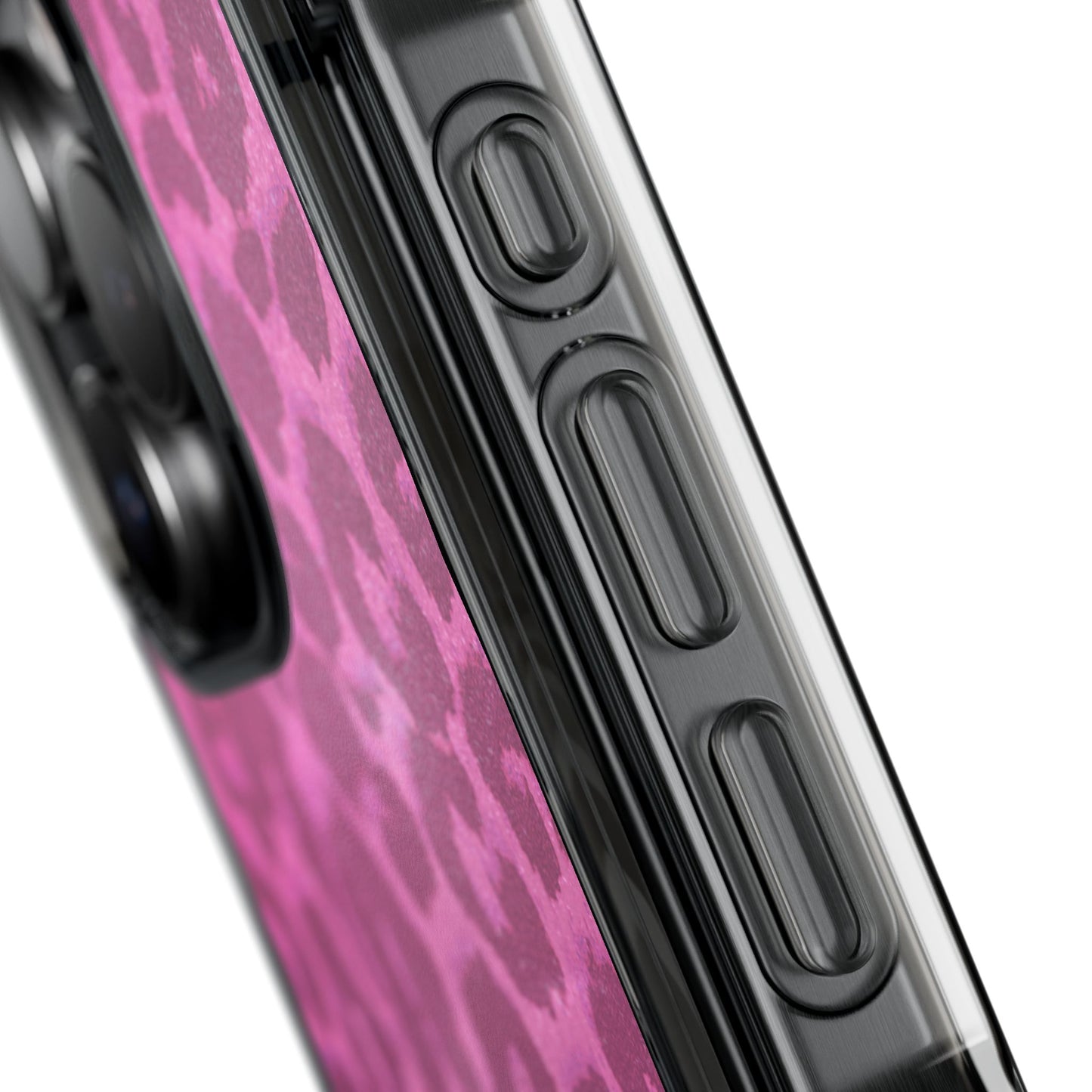 Pink Leopard (Impact-Clear Magsafe-compatible/Magnetic)