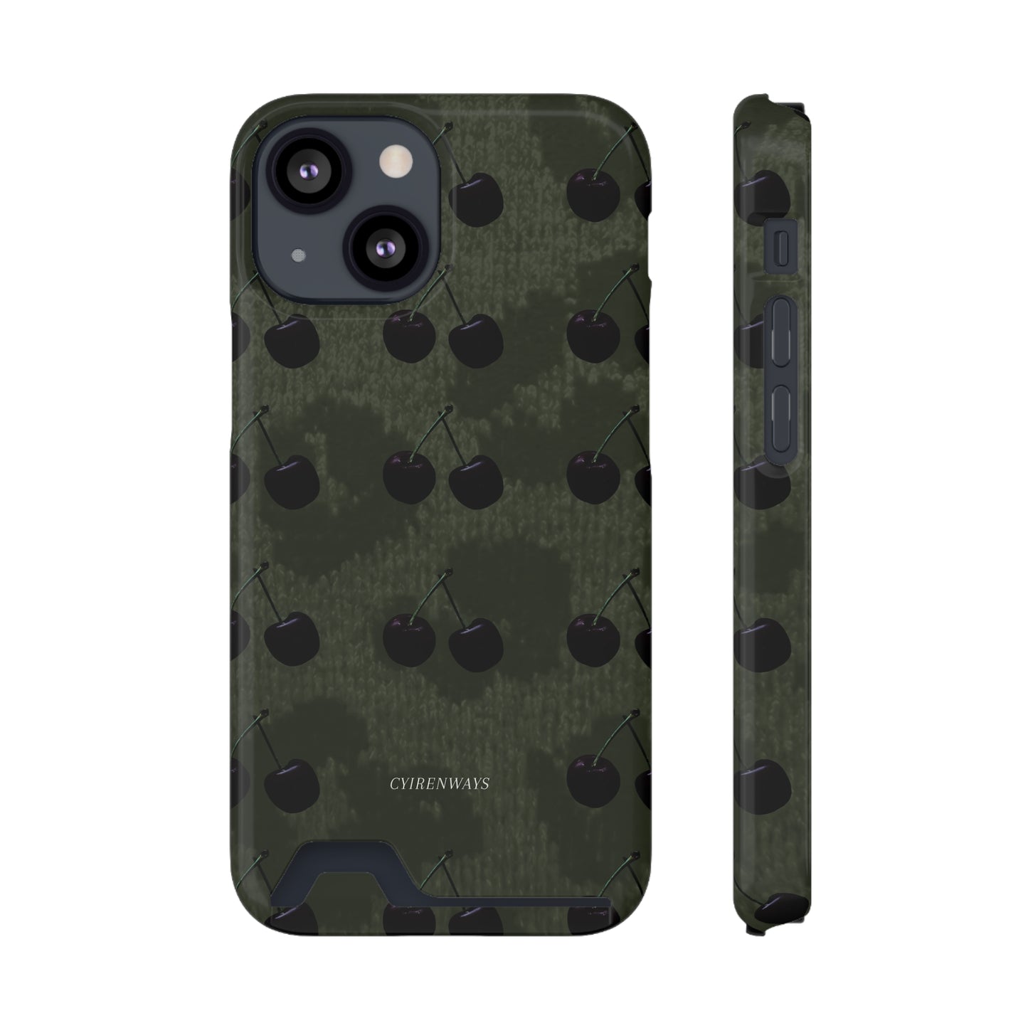 Black Cherri Cheetah (Magsafe Card Holder)