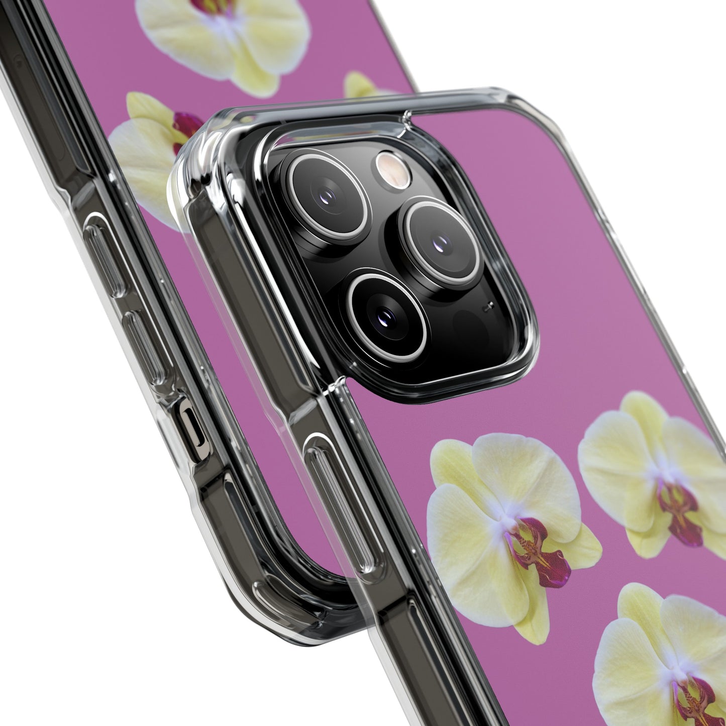 Hot orchids (Impact: Clear Magsafe-compatible/ Magnetic)