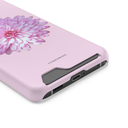 Pink Callistephus (Magsafe-compatible Card Holder)