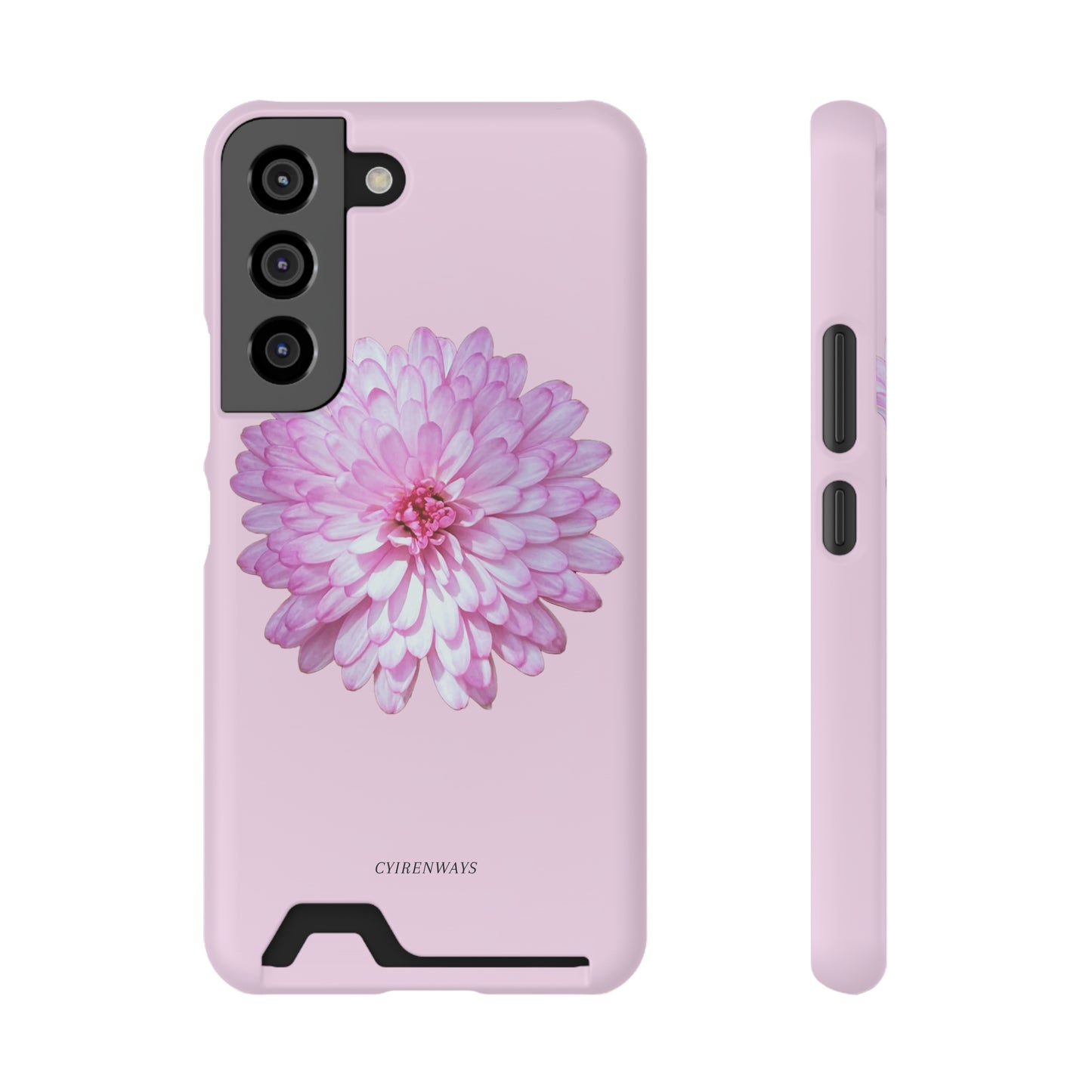 Pink Callistephus (Magsafe-compatible Card Holder)
