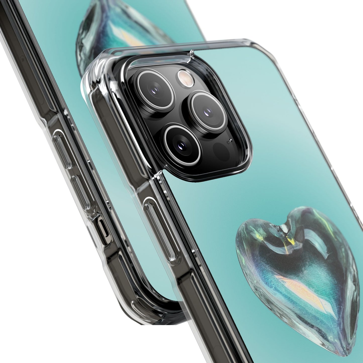 Aqua Heart (Impact: Clear Magsafe/Magnetic)