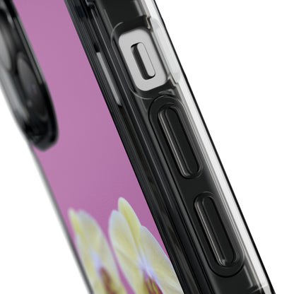Hot orchids (Impact: Clear Magsafe-compatible/ Magnetic)