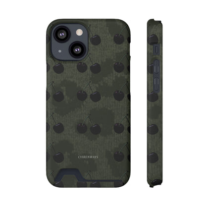 Black Cherri Cheetah (Magsafe Card Holder)