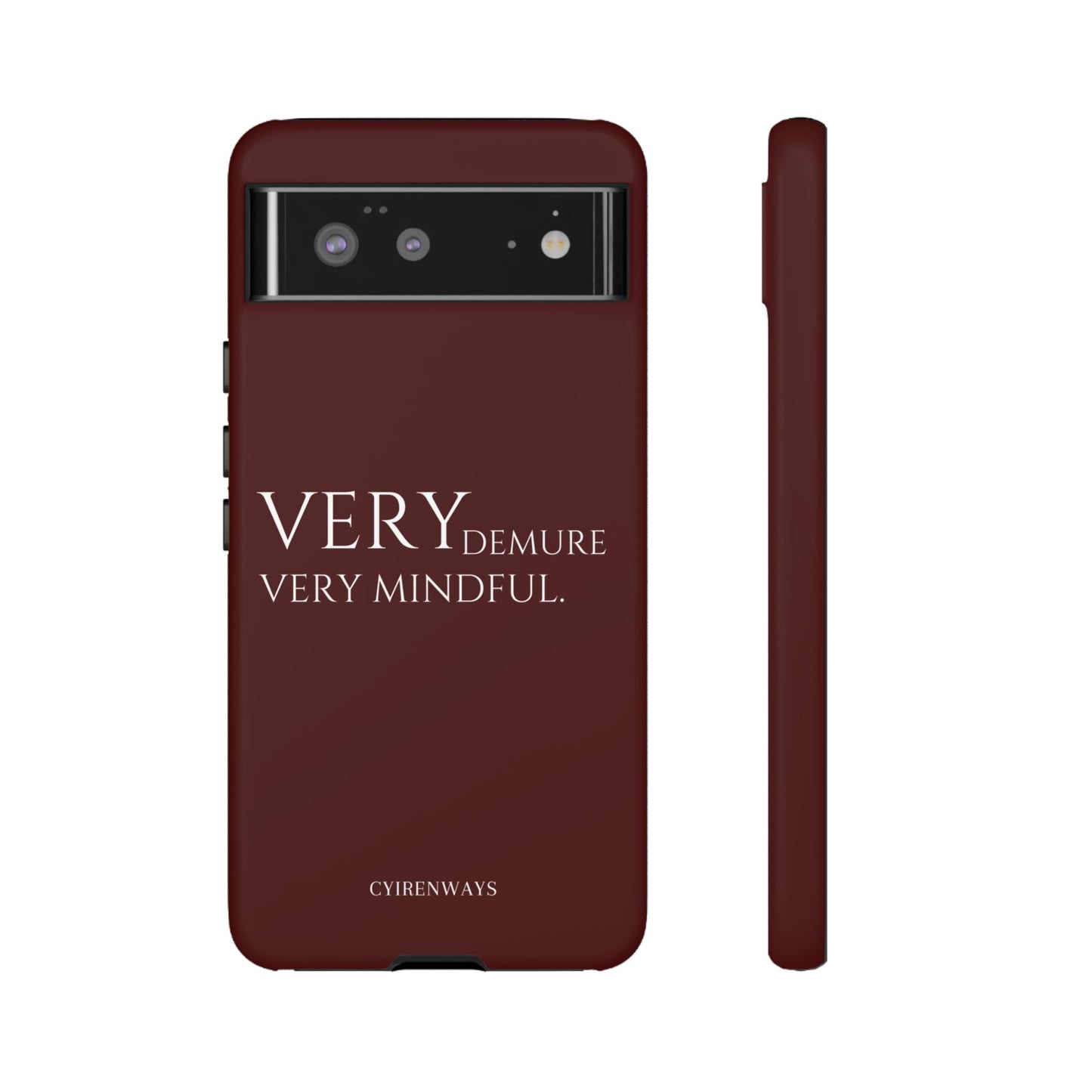 Very Demure, Very Mindful-Rich Crimson (Armoured)