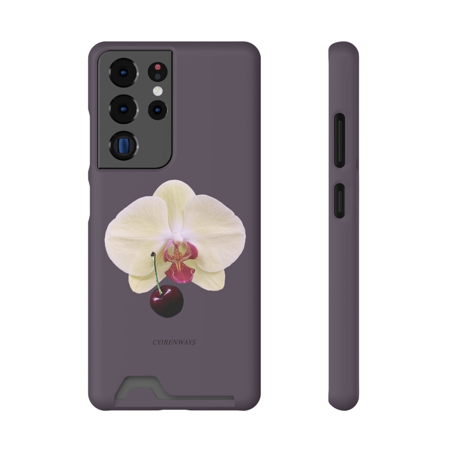 Cherry Orchids (Magsafe-compatible Card Holder)