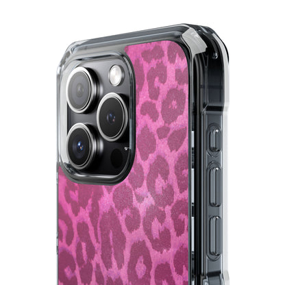 Pink Leopard (Impact-Clear Magsafe-compatible/Magnetic)