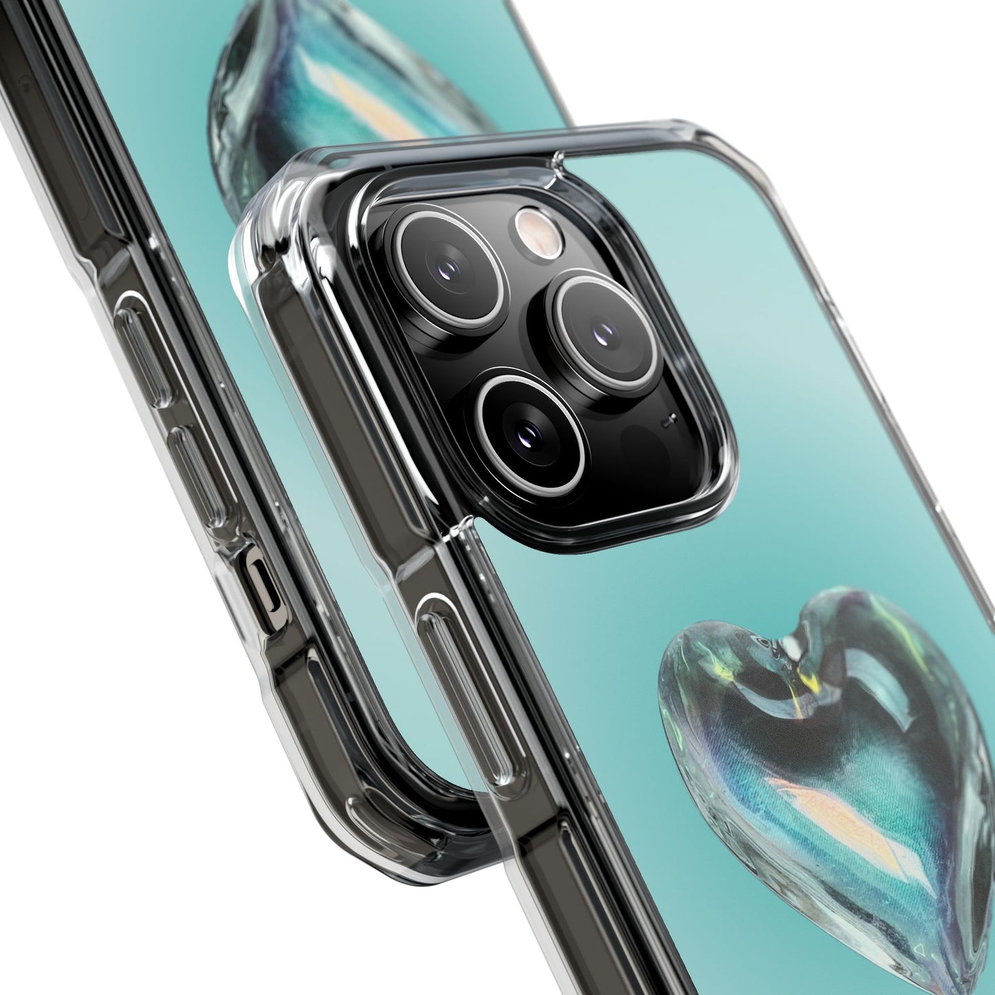 Aqua Heart (Impact: Clear Magsafe/Magnetic)