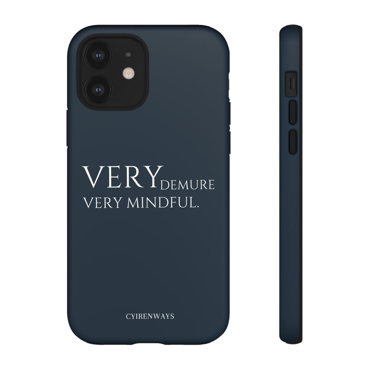 Very Demure, Very Mindful-Navy Blue (Armoured)