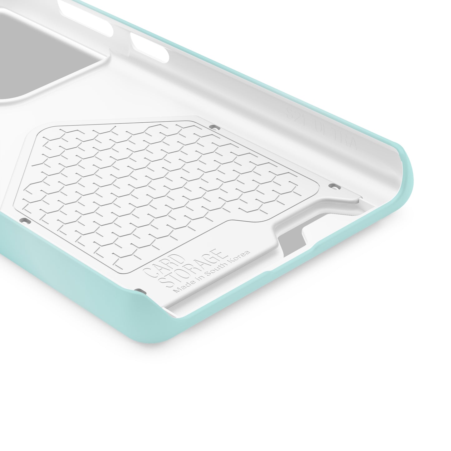 Aqua Heart (Magsafe-compatible Card Holder)
