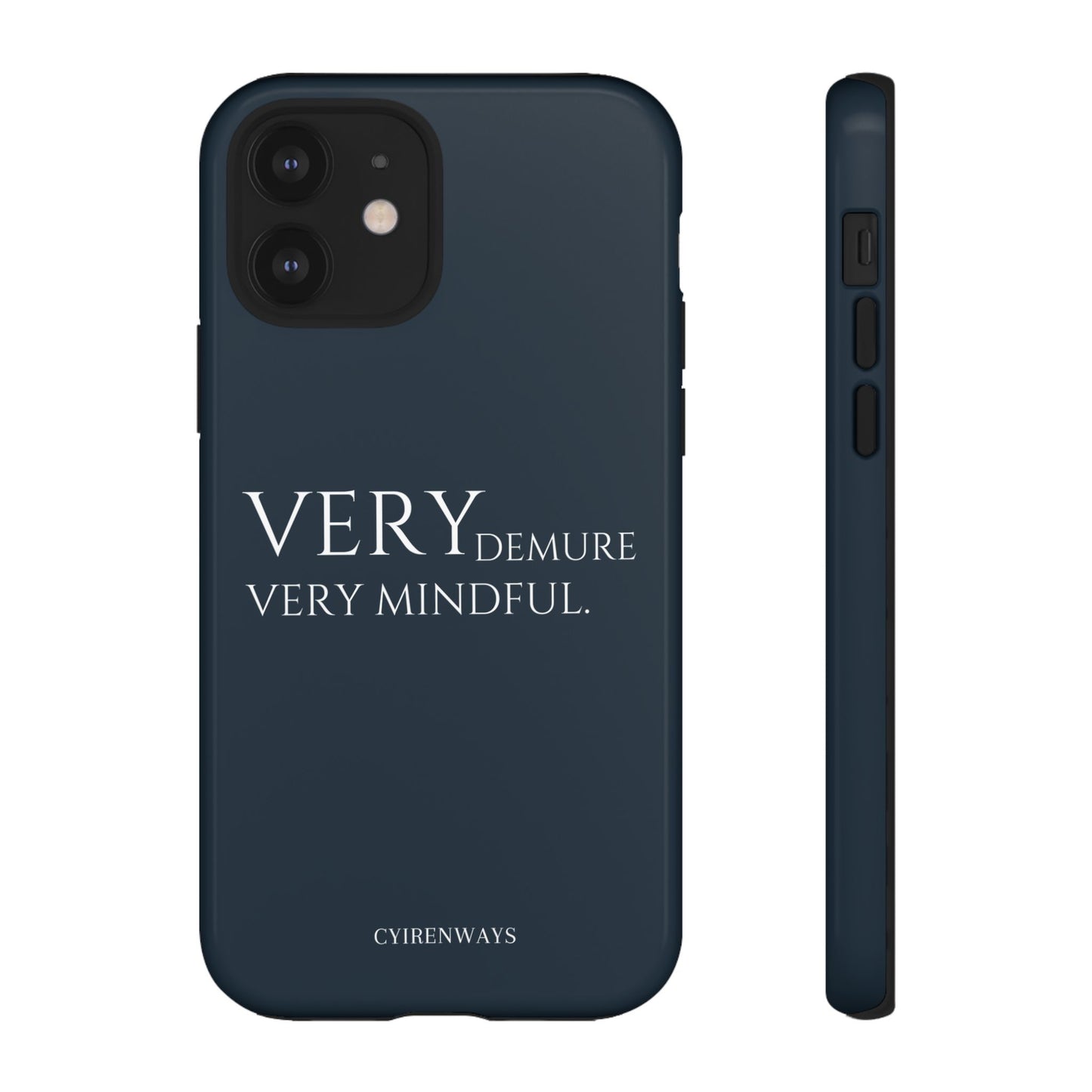 Very Demure, Very Mindful-Navy Blue (Armoured)