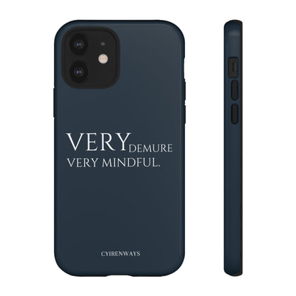 Very Demure, Very Mindful-Navy Blue (Armoured)