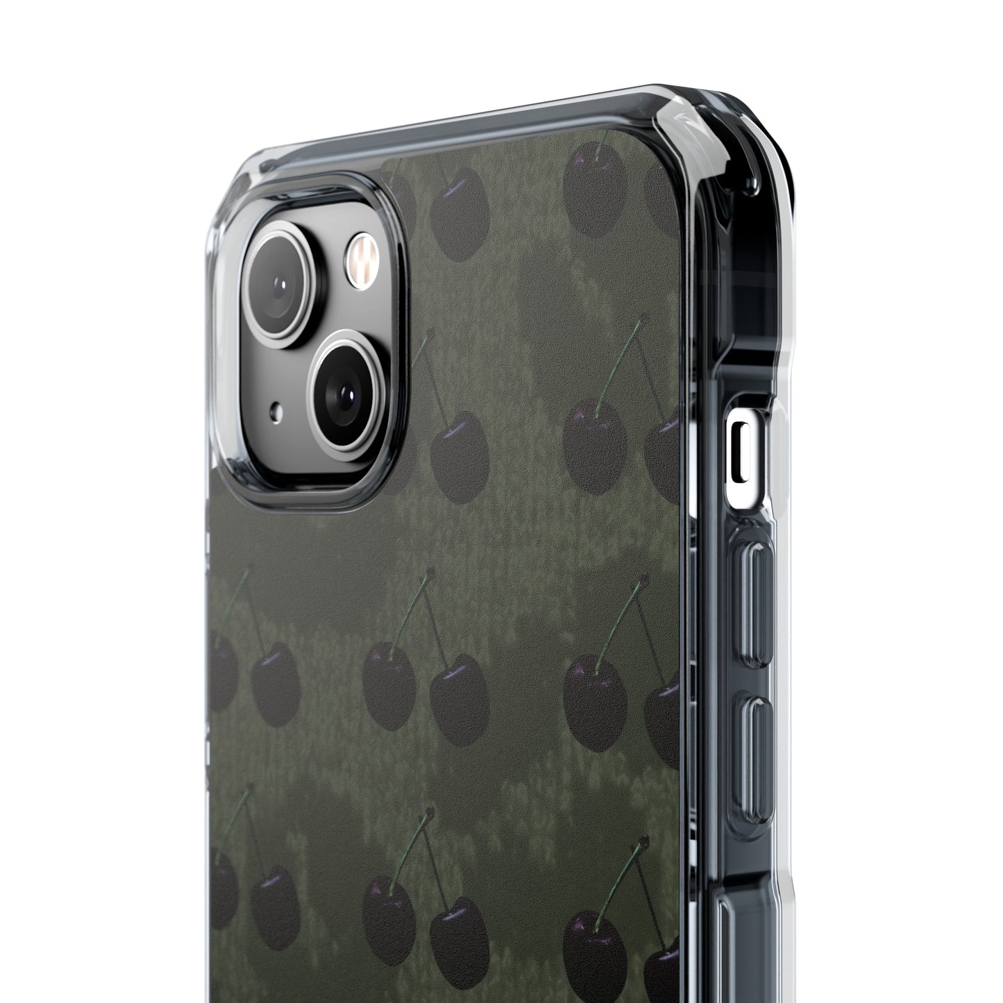 Black Cherri Cheetah (Impact-Clear Magsafe/Magnetic)