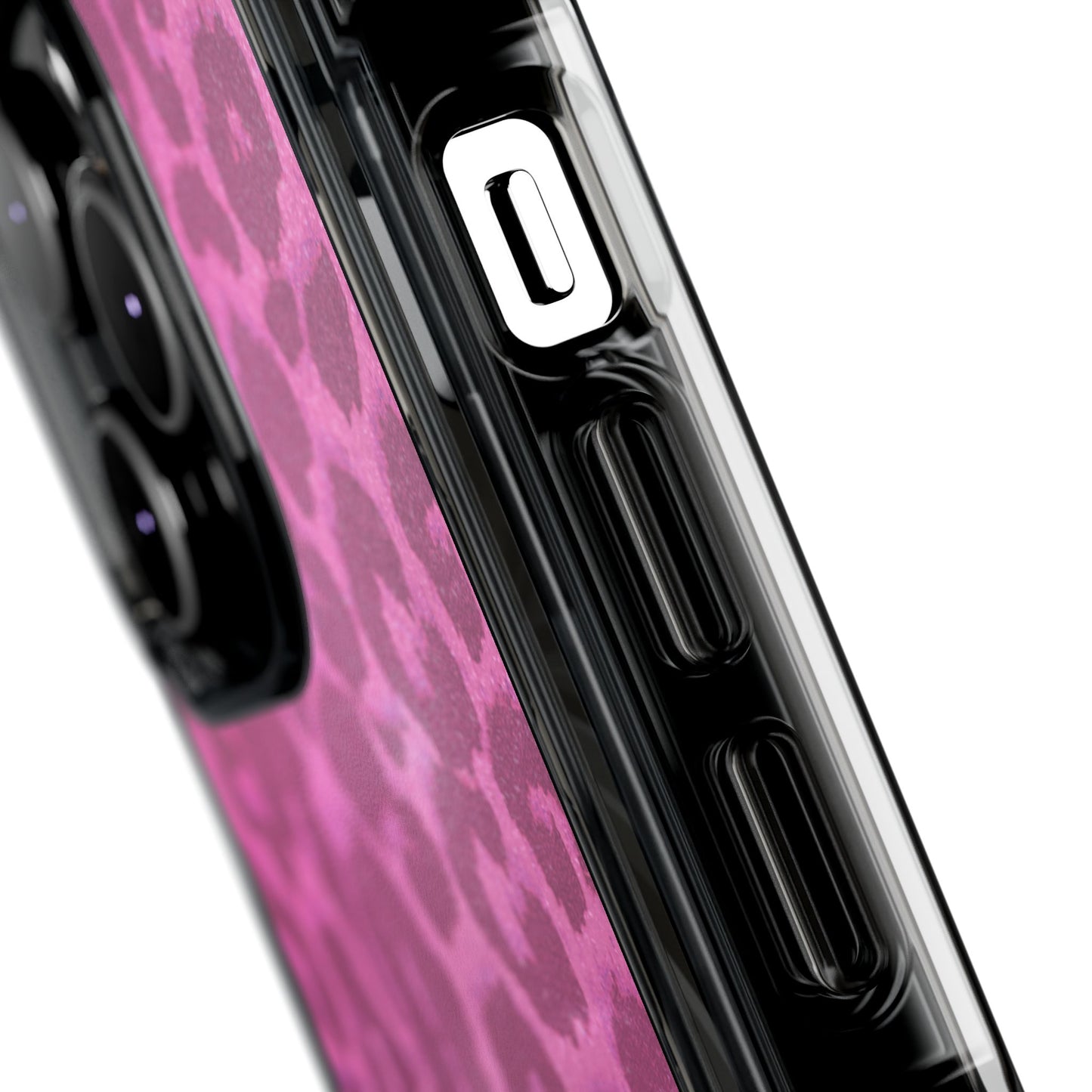 Pink Leopard (Impact-Clear Magsafe-compatible/Magnetic)