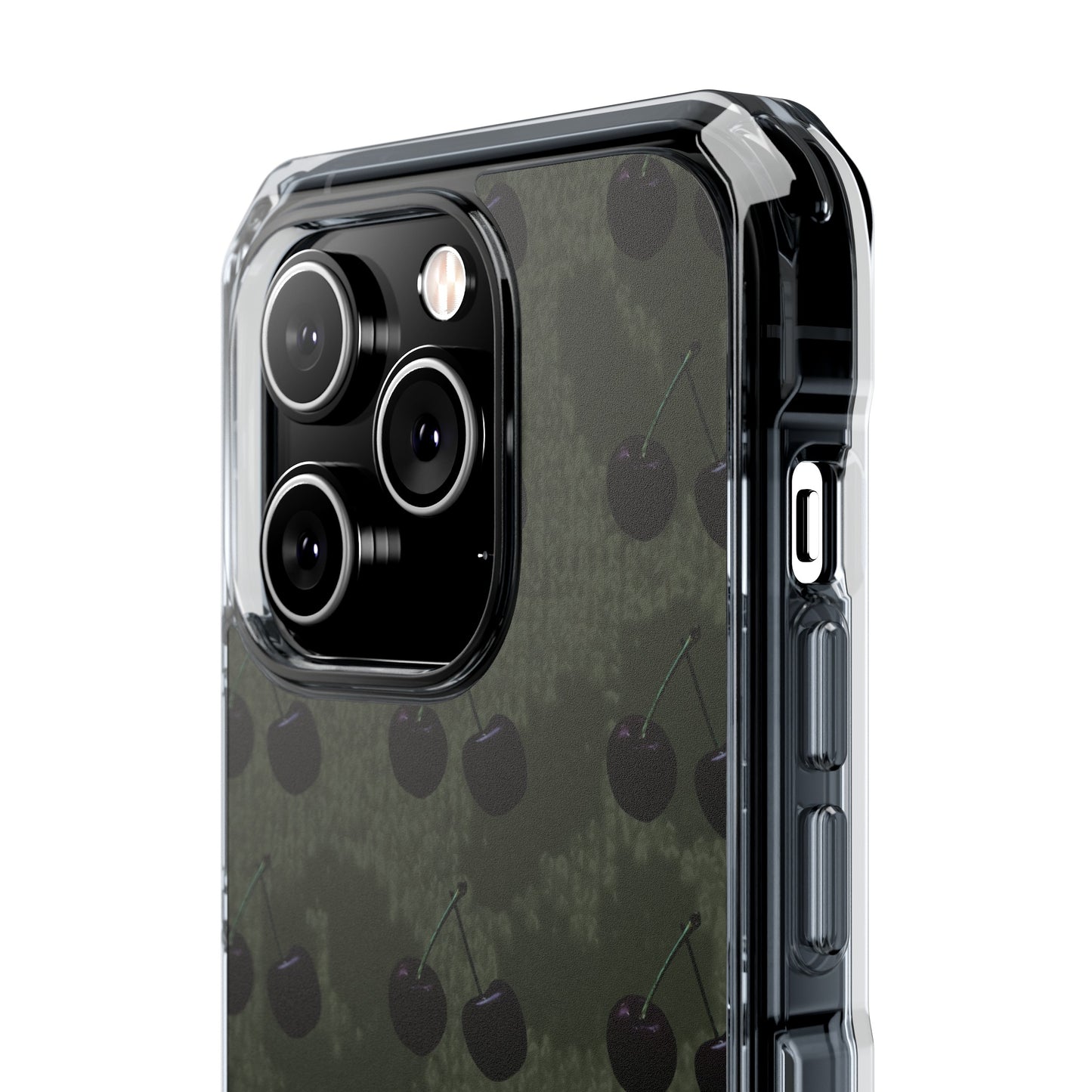 Black Cherri Cheetah (Impact-Clear Magsafe/Magnetic)