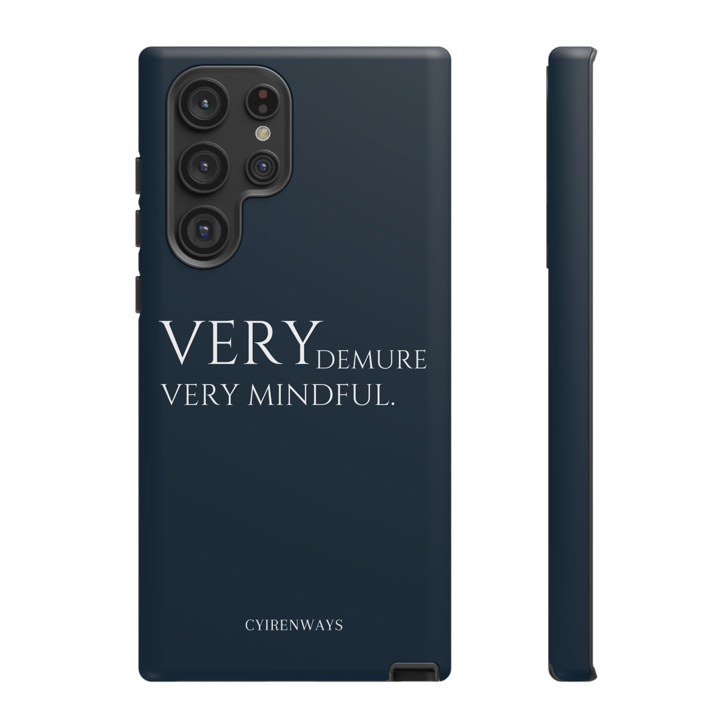 Very Demure, Very Mindful-Navy Blue (Armoured)