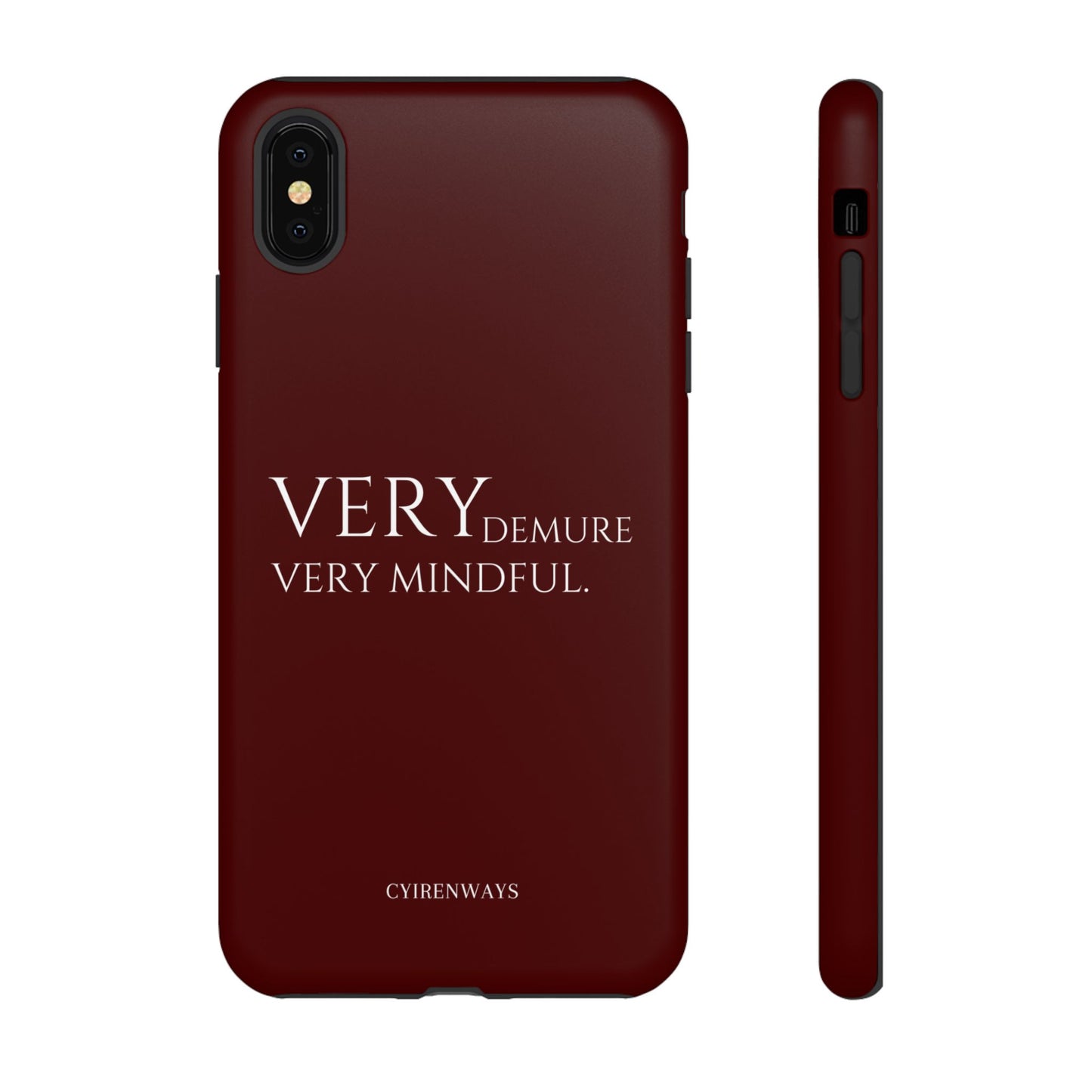 Very Demure, Very Mindful-Rich Crimson (Armoured)