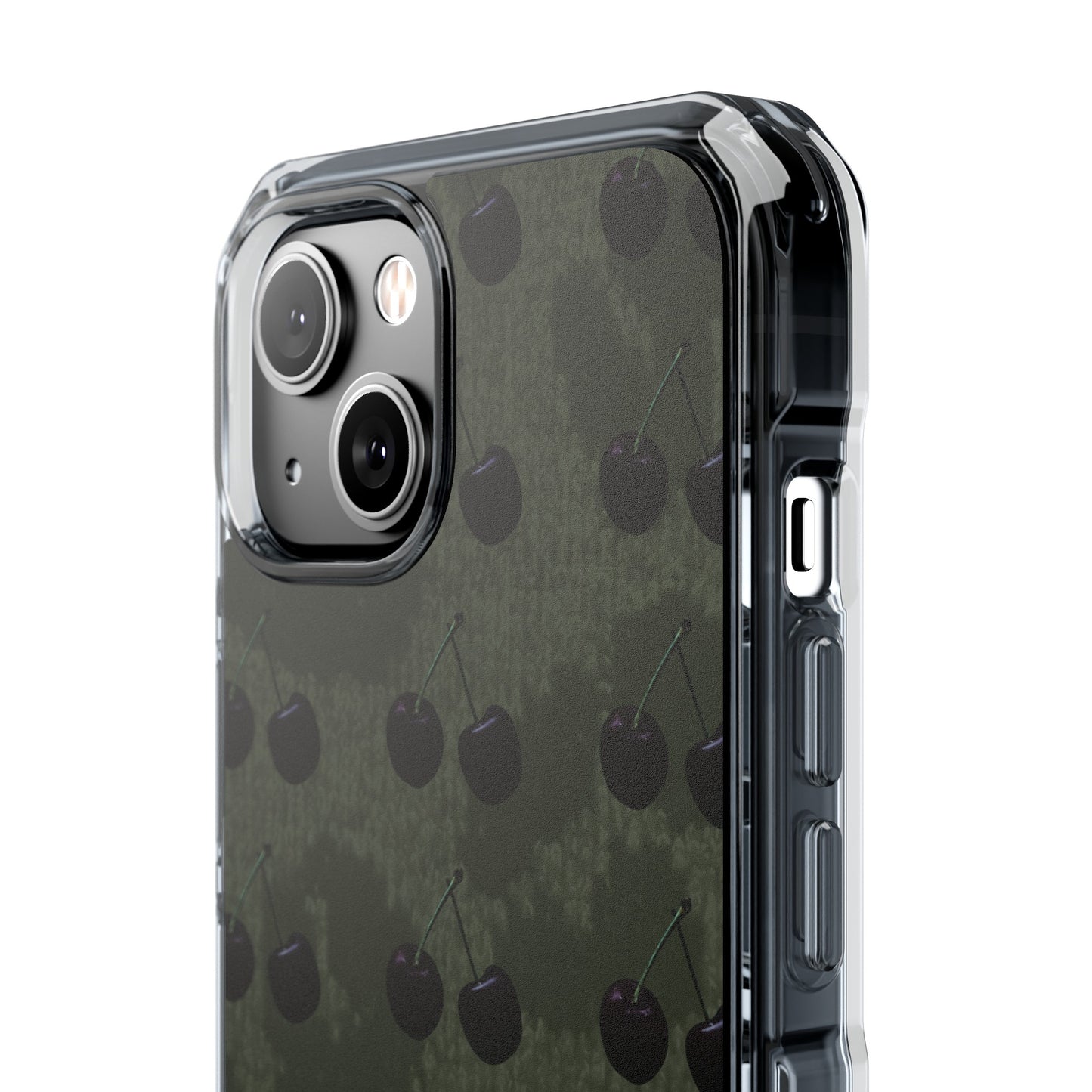 Black Cherri Cheetah (Impact-Clear Magsafe/Magnetic)