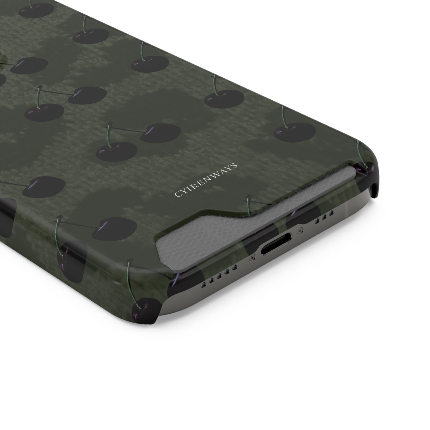 Black Cherri Cheetah (Magsafe Card Holder)