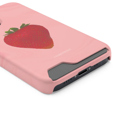 Strawberry Swirl (Magsafe-compatible Card Holder)