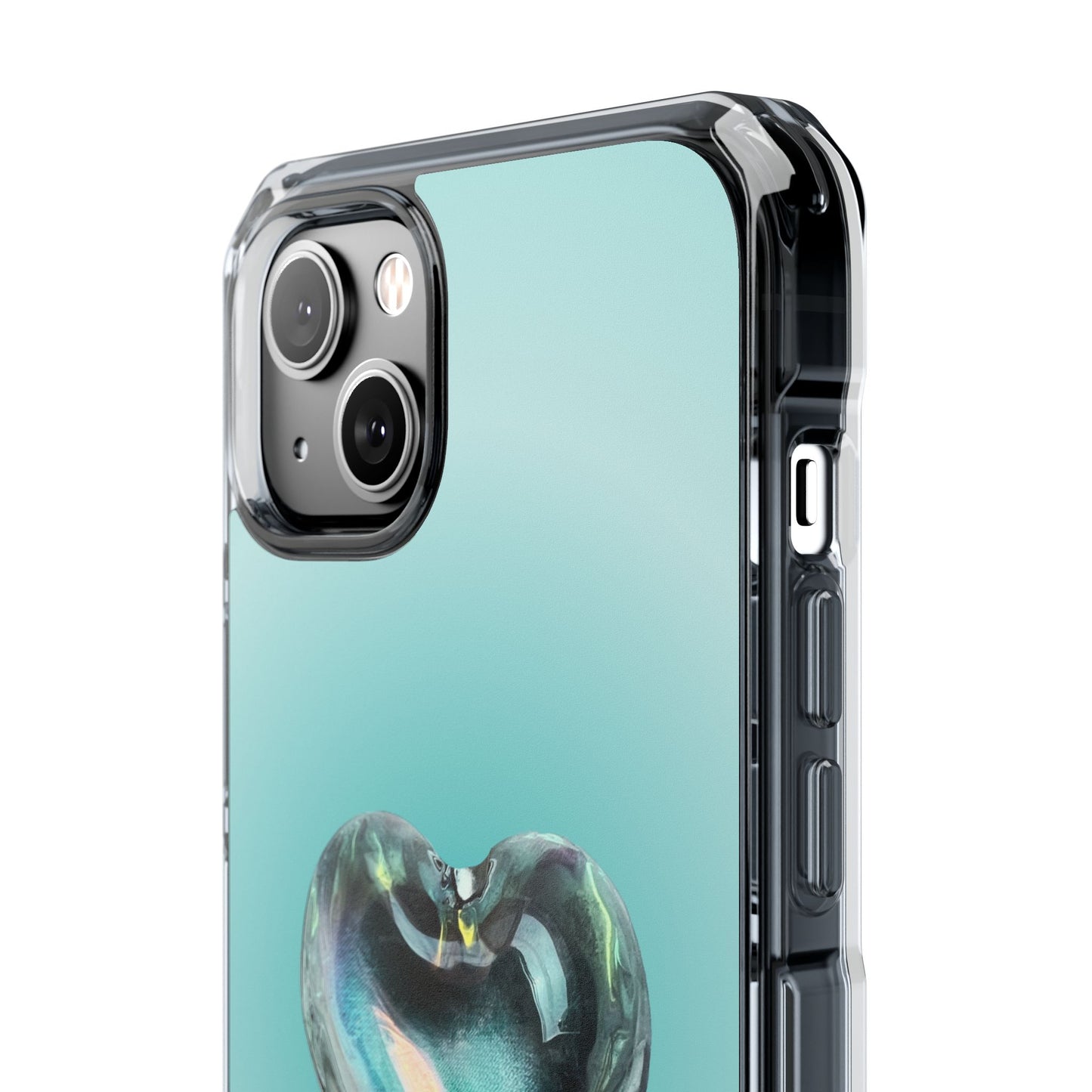 Aqua Heart (Impact: Clear Magsafe/Magnetic)