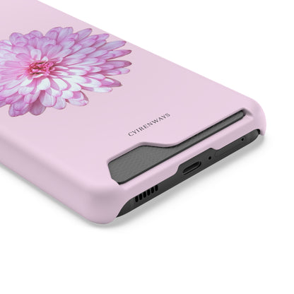 Pink Callistephus (Magsafe-compatible Card Holder)