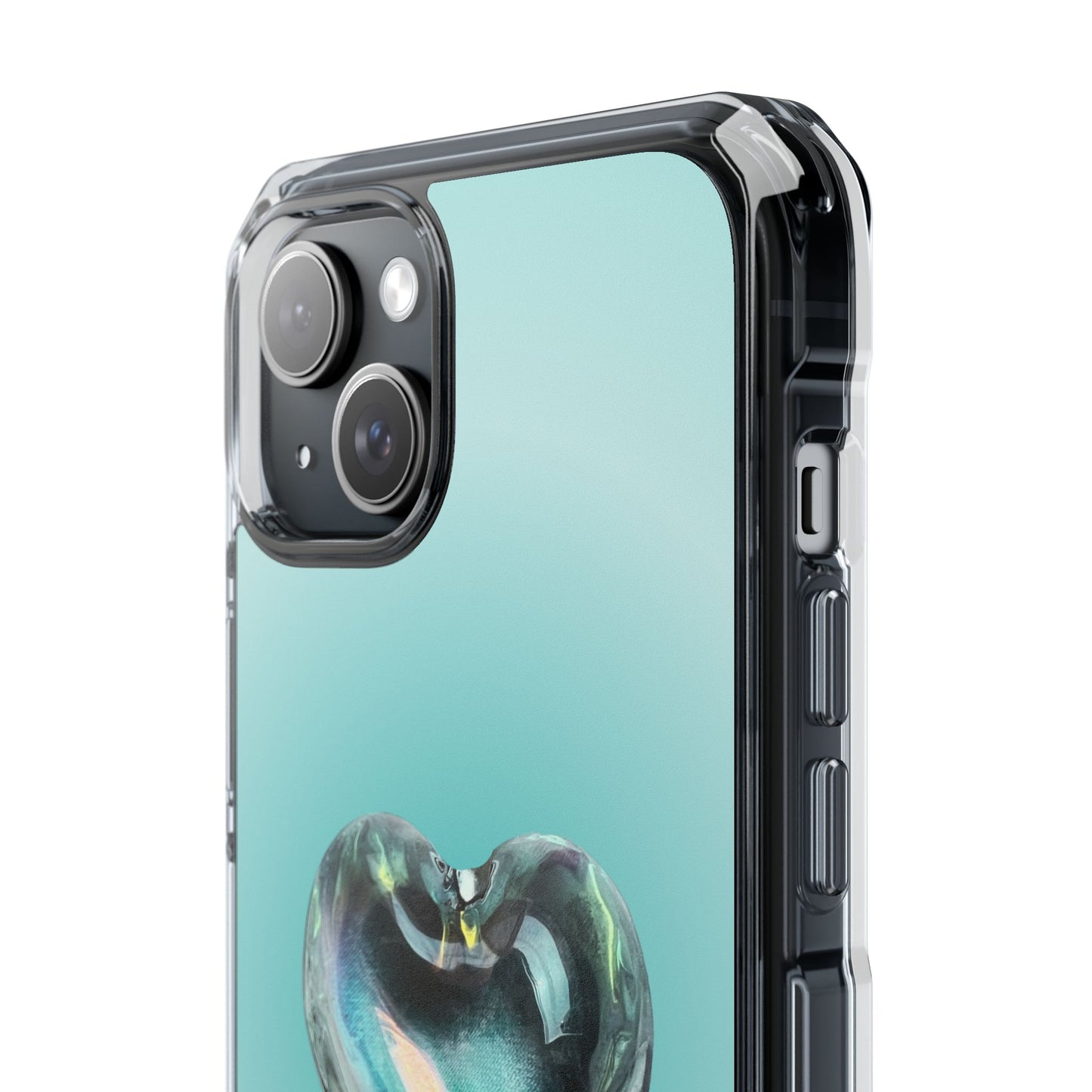 Aqua Heart (Impact: Clear Magsafe/Magnetic)
