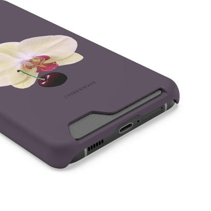 Cherry Orchids (Magsafe-compatible Card Holder)