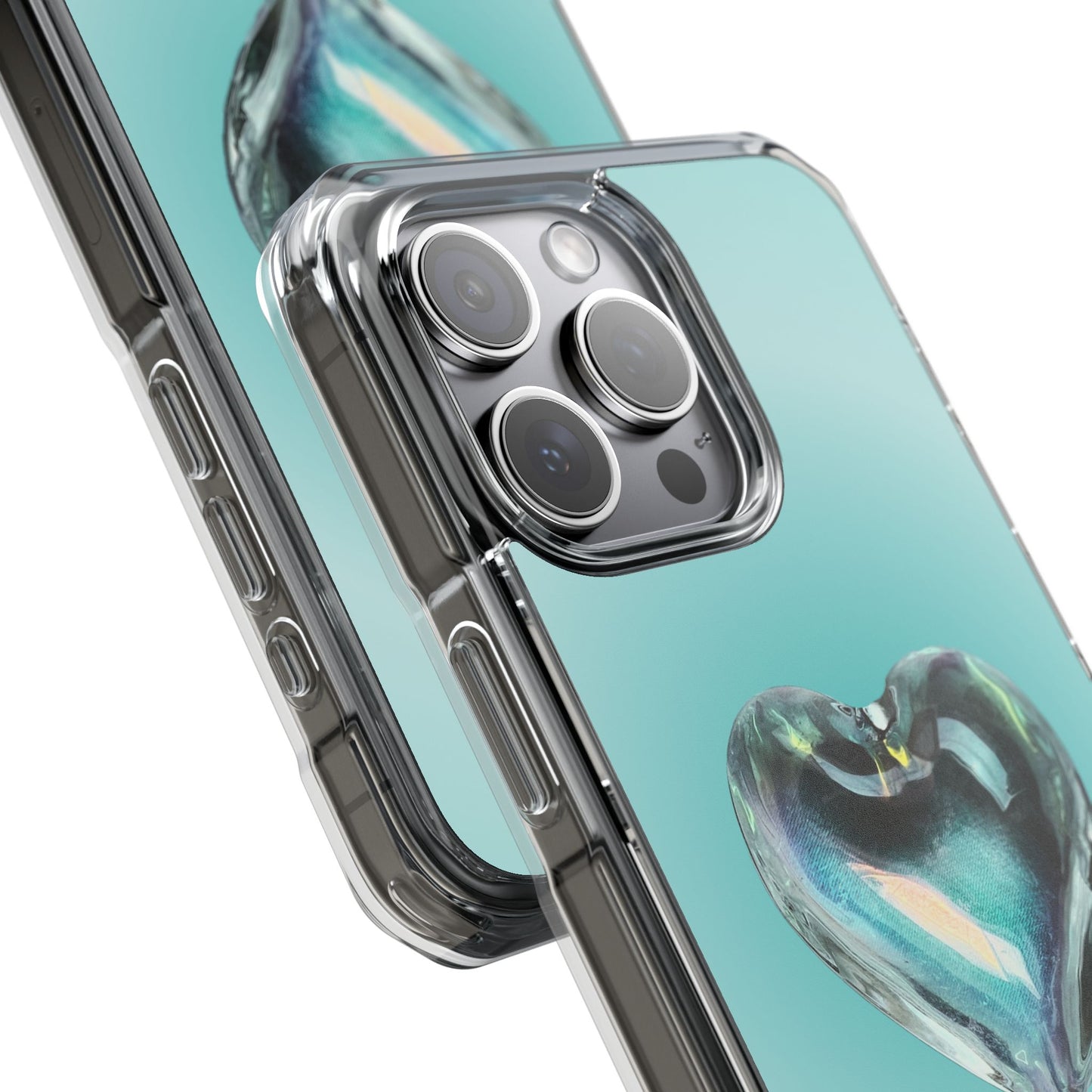 Aqua Heart (Impact: Clear Magsafe/Magnetic)
