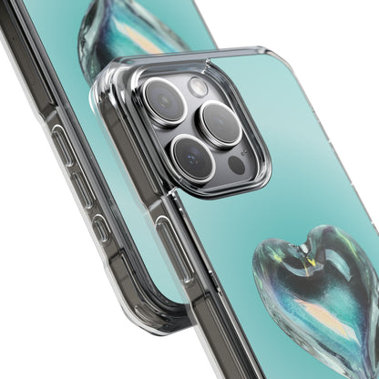 Aqua Heart (Impact: Clear Magsafe/Magnetic)