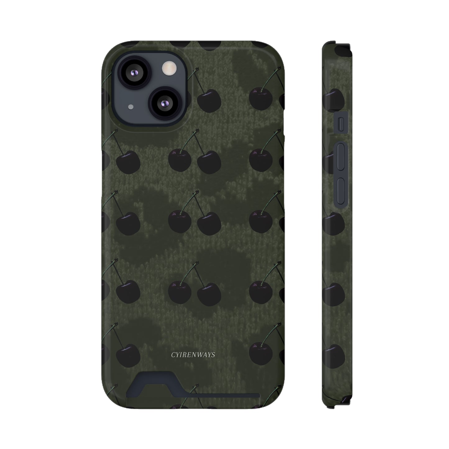 Black Cherri Cheetah (Magsafe Card Holder)