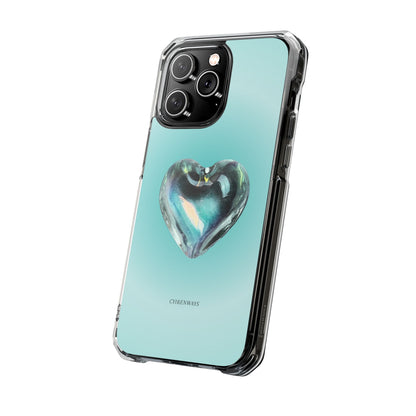 Aqua Heart (Impact: Clear Magsafe/Magnetic)